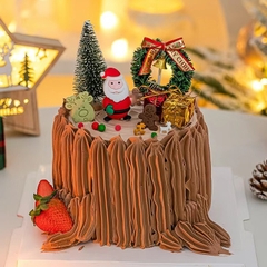 Set 5 ông già Noel nhựa dẻo 3D (mix mẫu).