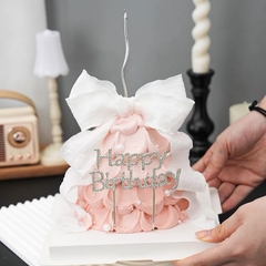 Ruybang vải sóng size nhỏ  2.5cm x 10m -TRẮNG (không lõi).