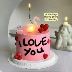 MUA 1 TẶNG 1 - Tượng thiên nga hồng có đèn phát sáng.
