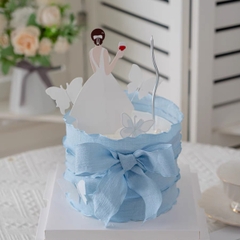 Ruybang vải sóng 4cm x 10m -XANH DƯƠNG (không lõi).