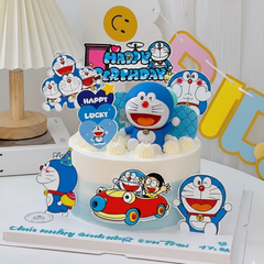 Combo 5 set giấy doremon  mẫu mới (doremon và nobita ngồi xe hơi).