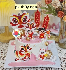 Combo 5 set trung thu SX 2026 - MẪU 13 (Múa lân câu đối).