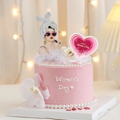 Combo 54 thẻ giấy Happy women's day và Happy Mother's day mix mẫu (Q9020).