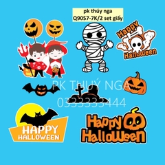10 set giấy - Halloween 24 (mẫu 6) (tương ứng 5 túi x combo 2 set).
