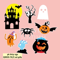10 set giấy - Halloween 24 (mẫu 8) (tương ứng 5 túi x combo 2 set).