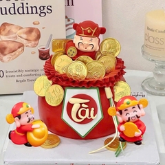 Set 6 thần tài mix mẫu mini (nhựa đặc)9446.