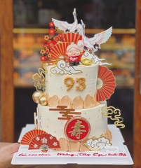 Combo 2 set giấy -QUẠT HOA ép nhũ  (6 chiếc/set).