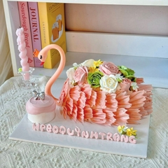 Vỉ 5 cây nến hình nơ màu BẠC.
