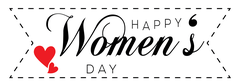 Set  60 thẻ trắng kèm que cắm- Happy Women's day chữ TO.