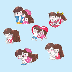 Combo 2 set giấy-12 đôi kute mix mẫu.