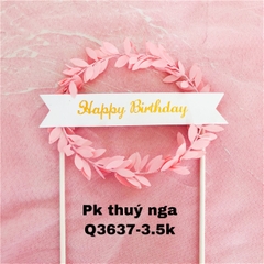CAM-Vòng nguyệt quế hồng B062