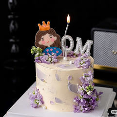 Set 5 tượng nhựa dẻo - mẹ mũ vàng áo XANH DƯƠNG ĐẬM.