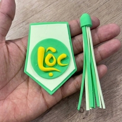 Set đất nặn-CHỮ LỘC và dây (màu XANH VÀNG).
