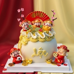 Set 6 thần tài mix mẫu mini (nhựa đặc)9446.