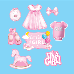 Combo 2 set giấy LITTER GILR-ngựa HỒNG.