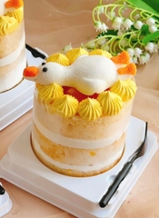 Set 5 vịt nằm (chất liệu đất nặn).