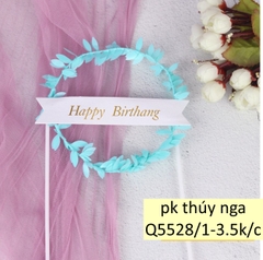 Vòng nguyệt quế xanh dương.