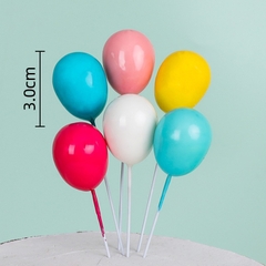 BIXOP-Chùm 6 Bi bóng nhựa dài X19