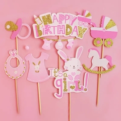 CAM-Set giấy IT IS GIRL -THỎ HỒNG (loại 1)-xả kho.