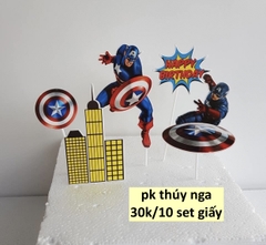 10 set giấy siêu nhân caption (CT).