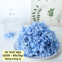 Hoa khô cẩm tú cầu-xanh dương (10gam).