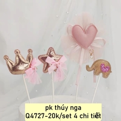CAM-Set vải hoa sao voi.