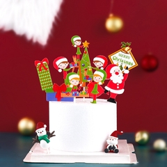 Combo 10 set giấy NOEL M16 (ông già noel và 5 em bé) (5 túi).