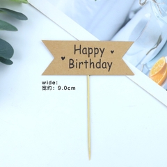 Set 10 bảng giấy HPBD nâu-dài mảnh (2 đầu nhọn).