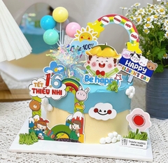 Set 8 cổng giấy chủ đề 1-6.