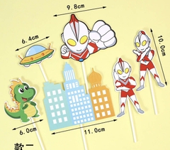 MUA 1 TẶNG 1-Combo 2 set giấy siêu nhân điện quang và lâu đài.