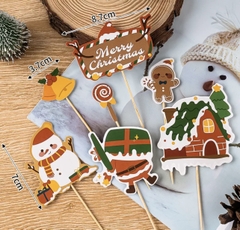 Combo 10 set giấy NOEL M14 (người tuyết-ngôi nhà- ông già noel chui giống khói giơ 2 chân) (5 túi).