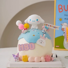 Tượng chó nhựa Cinnamoroll (trắng).
