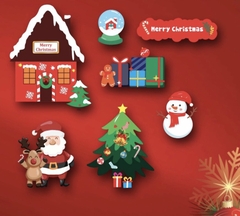 Combo 10 set giấy NOEL M20 (ông già noel-ngôi nhà-cây thông-quả cầu pha lê) (5 túi).
