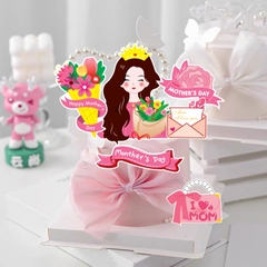 Combo 2 set giấy - mẹ ôm hoa.
