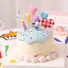 Vỉ nến 5 cây sắc màu.