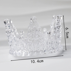 Vương miện nhựa - TRONG đk  10.5cm.