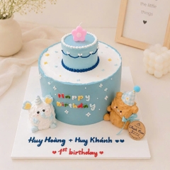 Vỉ nến 4 bông hoa đào (trắng-vàng-hồng-tím).