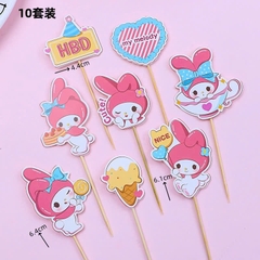 Combo 2 set giấy - Melody mẫu có hình cây kem.