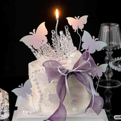 Vương miện nhựa - TRONG đk 10.5cm.