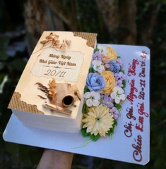 10 tờ bìa sách in cán bóng (kt 15x21cm).