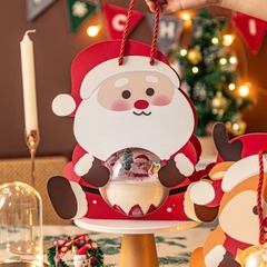 Set 5 hộp cầu NOEL -ông già noel tay ôm bụng.
