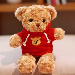 Gấu bông NÂU-áo ĐỎ kt 30cm.