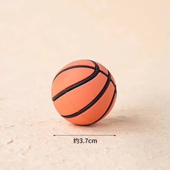 Quả bóng RỔ nhựa silicon đẹp kt 3.7cm.