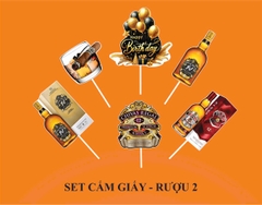 10 set giấy rượu HD mẫu mới (có bóng bay).