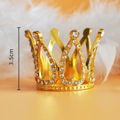 VM-Vương miện mini (LOẠI 1 GẮN HẠT) - Vàng
