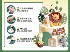 Gum paste trắng (kẹo đường)- vỏ hình gấu trúc (gói 454 gam).
