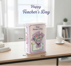 set 10 hộp giấy (6 ngăn) hình quyển sách kt 28.5x10x20.5cm -màu TÍM.