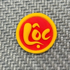 Chữ Lộc đất nặn - HÌNH TRÒN (không kèm dây).
