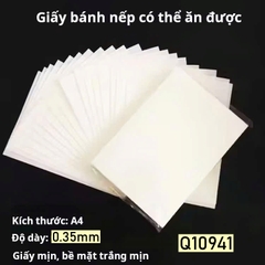 50 tờ giấy gạo LOẠI MỎNG 0.35mm (kích thước A4 - 21cm x 29.7cm).