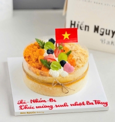 Set 50 cờ đỏ sao vàng (kt 4x6cm) giấy decal in 2 mặt.